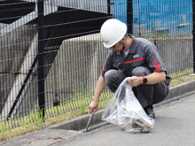 地域清掃ボランティア活動の様子2