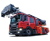 EN規格対応先端屈折式はしご付消防自動車 Loikka Aerial Ladder