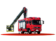 Multi-Purpose Fire Fighting Vehicle with 13m Aerial Platform