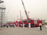 Morita's group company-Shanghai Jindun Special Vehicle Equipment's booth.