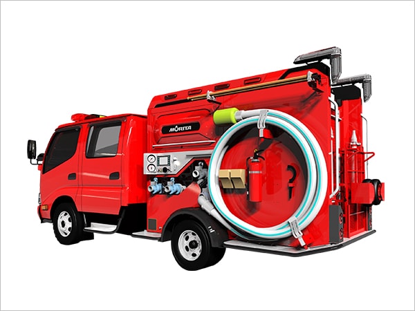 Pumper fire truck GVW<3.5t with Miracle Light CD-I