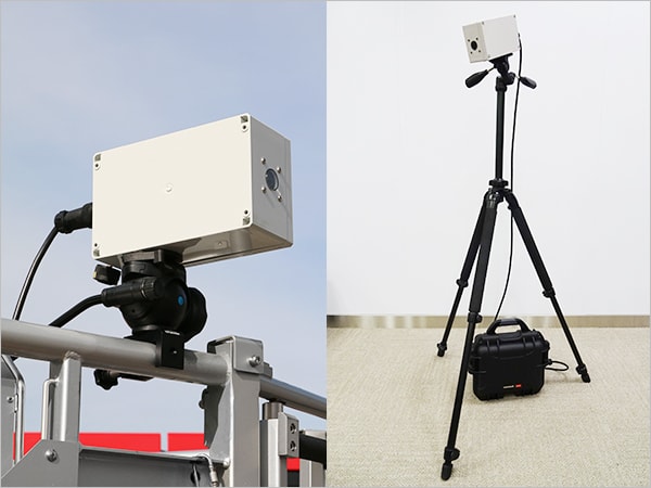 Wireless transmission camera for ladder truck Eye-Gi (provisional name)