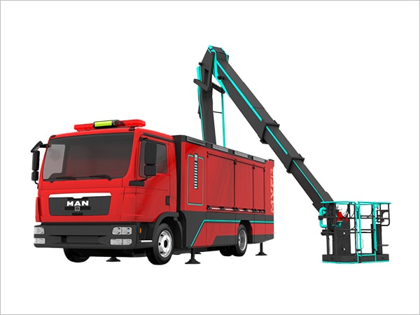 MVF Multi-Purpose Fire Fighting Vehicle with 13m Aerial Platform (overseas model) MVF13