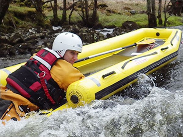 Inflatable rescue craft "Rescue Sled"