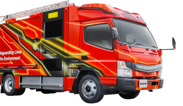 EV消防ポンプ⾃動⾞